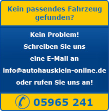 Fahrzeug-Anfrage per E-Mail